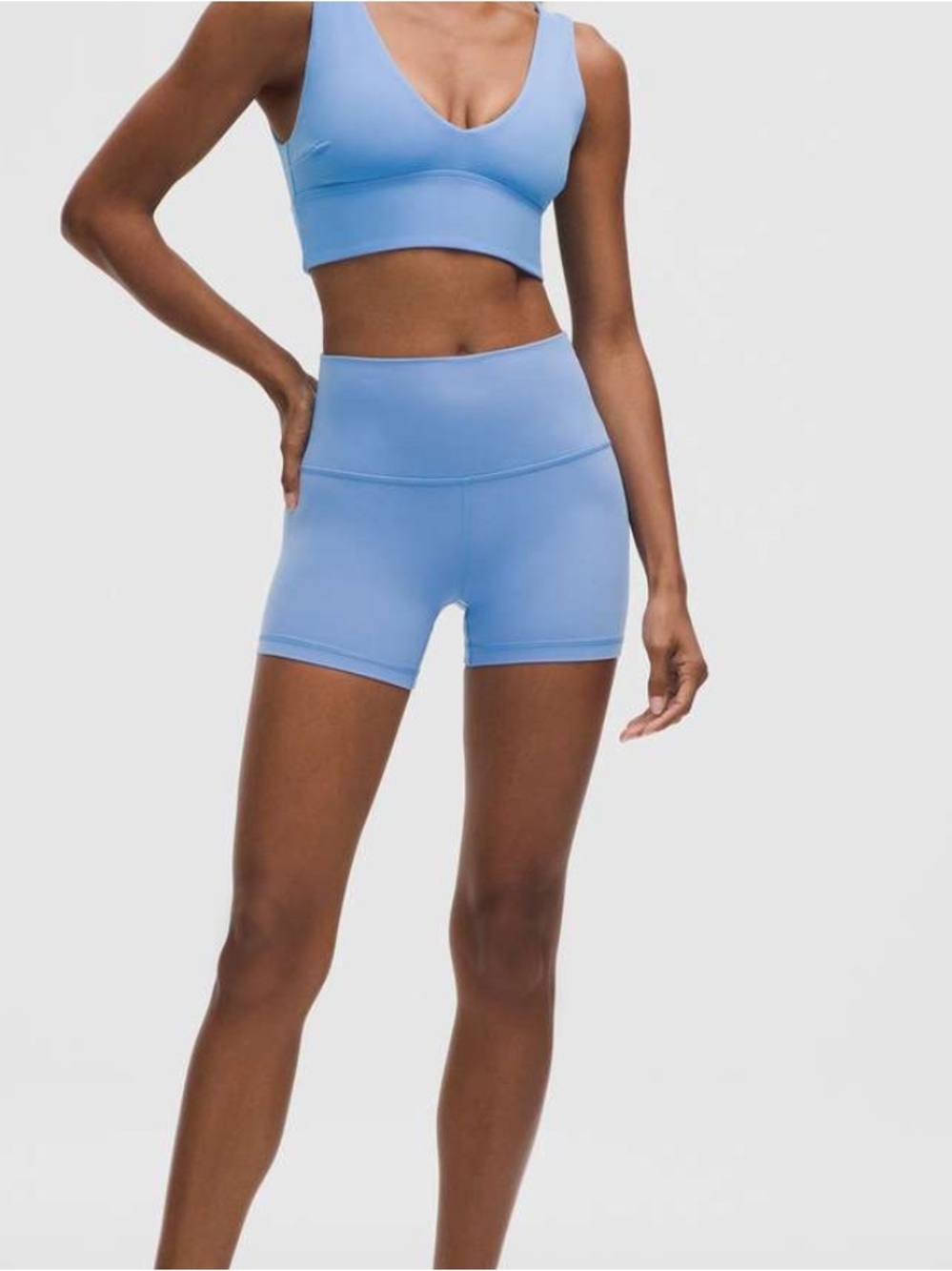 lululemon align high rise 4” pool party shorts